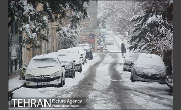 بارش برف زمستانی در تهران-2 2