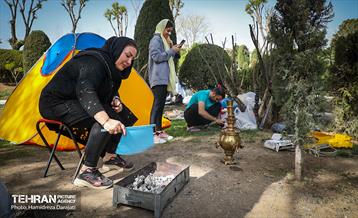 روز طبیعت در پارک ساعی و حاشیه اتوبان مدرس  11