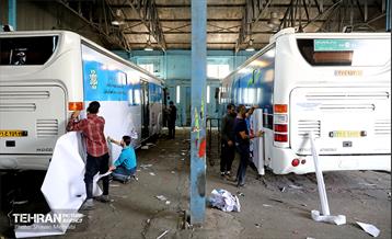 مراحل آماده سازى اکیپ هاى سیار واکسیناسیون شهردارى تهران 27