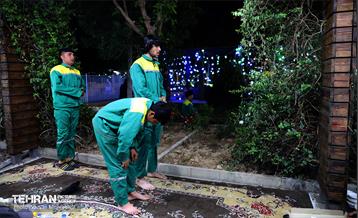 افطاری شهردار تهران با پاکبانان 16