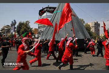 خیمه سوزان ظهر عاشورا در چهار راه گلوبندک  24