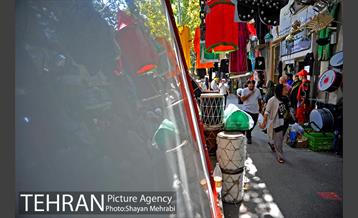 سیاهه فروشان بازارتهران در آستانه محرم 16