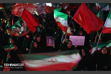 عزاداری شب هشتم ماه محرم در میدان نبوت 47