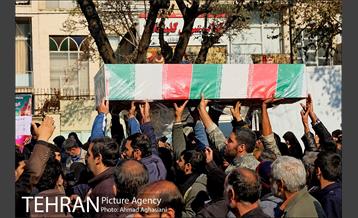 تشییع و تدفین دو شهید گمنام در بوستان گلزار منطقه 17 17