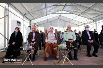 آیین کلنگ زنی ساخت سومین کلانتری منطقه هشت