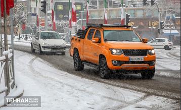 بارش برف زمستانی در شمیران  14