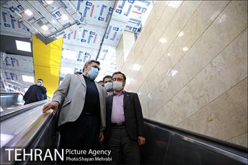 بازدید شهردار تهران از خط 6 مترو تهران 18