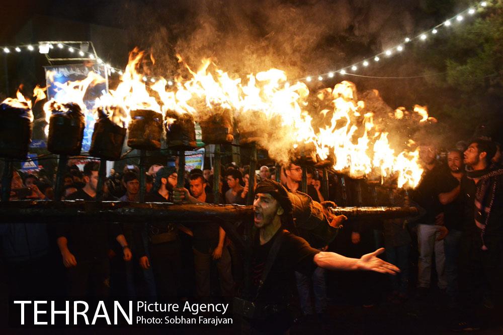 آیین مشعل گردانی نجفی های مقیم تهران 8