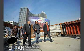 بازدید مدیر عامل متروی تهران از پروژه ایستگاهی میدان ولیعصر 27