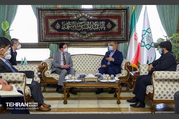 دیدار سفیر چین با شهردار تهران 1
