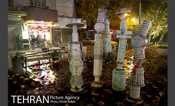 بارش اولین برف پاییزی تهران 12