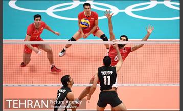 دیدار والیبال ایران و مصر در المپیک ریو 14