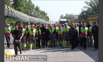 بازدید اعضای شورای اسلامی شهر تهران از خدمات رسانی به زائران اربعین حسینی 14