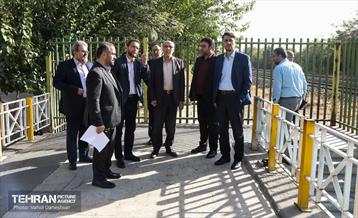 بازدید رئیس کمیسیون حمل‌ونقل شورا از منطقه 17 20