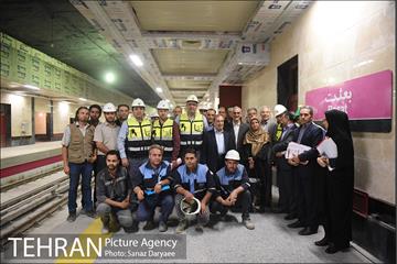 بازدید معاونت حمل و نقل شهرداری و اعضای شورای شهر تهران از عملیات اجرایی خط ۶ 22