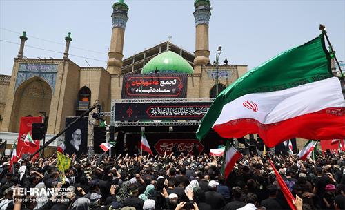 دسته عزاداری دانشگاه امام صادق(ع) در ظهر عاشورا 7