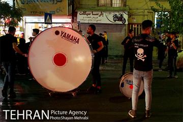 عزاداری شب پنجم ماه محرم در محله گرگان 17