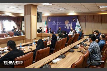 مراسم تودیع و معارفه رئیس مرکز ارتباطات و امور بین الملل شهرداری تهران 1