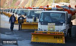 مانور سراسری برف روبی در منطقه 1 تهران 36