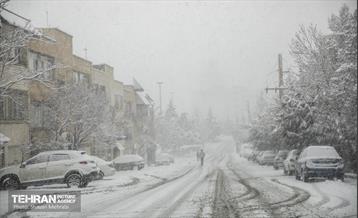 بارش برف زمستانی در تهران 16