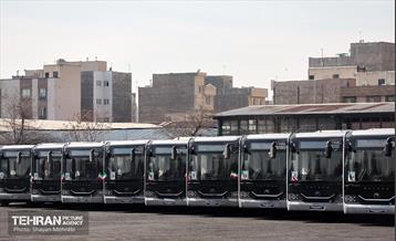 ورود اتوبوس‌های دوکابین جدید به تهران 26