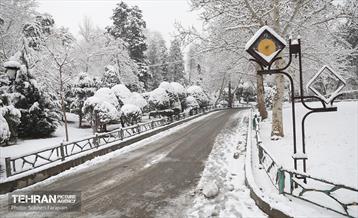 صبح برفی بوستان ملت 7