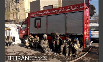 غروب روز هفتم پلاسکو با پیکر 8 آتش نشان 5