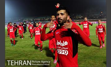 دیدار تیم های فوتبال صبا قم و پرسپولیس تهران