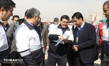 تمرین سراسری زلزله در بوستان ولایت 39