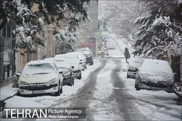 بارش برف زمستانی در تهران-2 2