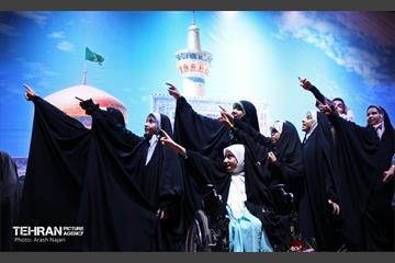 جشن دختران رضوی در منطقه 10 8