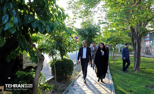 بازدید معاون هماهنگی و امور مناطق شهرداری تهران از منطقه ۸ 22