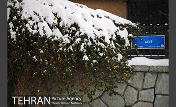 برف پاییزی در تهران 31