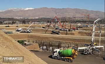 بتن‌ریزی در ابرپروژه ۸۰۰۰ واحدی مسکن آتش‌نشانان تهران 14