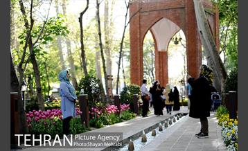 رویش گل های لاله در باغ ایرانی 16