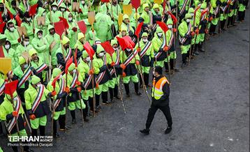 مانور برف روبی شهرداری منطقه 6 27