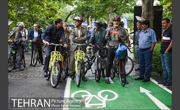 افتتاح مسیر دوچرخه سواری بوستان لاله 8