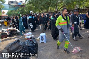 خدمت رسانی شهرداری تهران در شهر کربلا 8