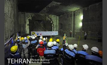 مراسم ورود ماشین حفاری(TBM) به ایستگاه مترو امیرکبیر در خط 6 متروی تهران 17