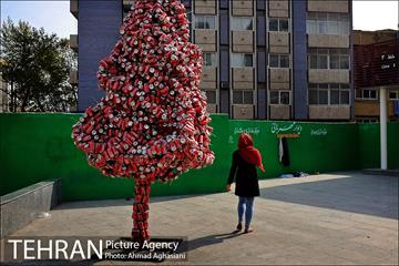 المان های نوروزی در خیابان ولی عصر(عج)  14