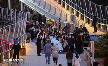 افطاری ساده روی پل طبیعت 4