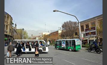 حمل و نقل برقی در بازار تهران 1