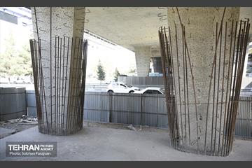 پروژه مقاوم‌سازی پل تقاطع بزرگراه همت و شیخ فضل الله نوری 16