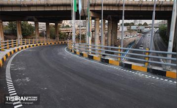 بهره‌برداری از دوربرگردان غیرهمسطح شمال به شمال بزرگراه چمران 25