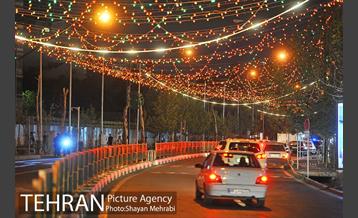 تونل نوری از میدان ونک تا بلوار میرداماد 3