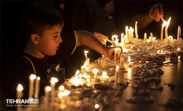 شام غریبان حسینی در محله امیریه 8