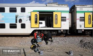 برخورد دو قطار متروی کرج - تهران 6