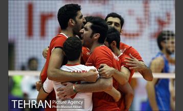 دیدار ایران و ایتالیا در لیگ جهانی والیبال 17