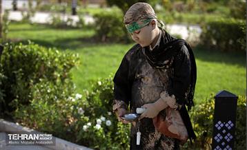 آیین برافراشتن پرچم عزای حسینی 7