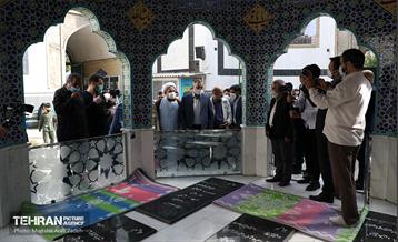 حضور شهردار تهران در مسجد علی ابن الحسین(ع) منطقه 14